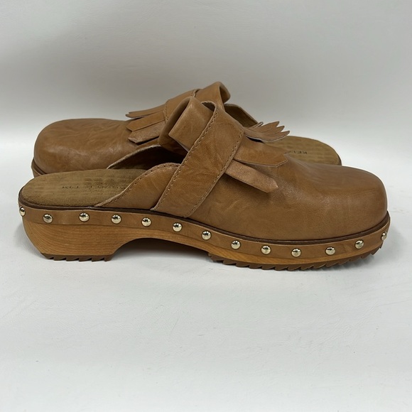 Kelsi Dagger Brooklyn Hobby Kilty Wooden Clogs Sz‎ 9 NWOB - Picture 4 of 9